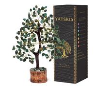 Yatskia Green Aventurine Crystal Tree, Gemstone Tree, Birthday Gifts For Women, Gree Home Decor, Crystal Gifts For Her, Ornaments For Living Room, Shelf Decor