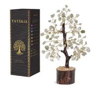 YATSKIA Green Jade Crystal Tree, Crystal Tree Of Life, Birthday Gifts For Mum, Shelf Decor, Ornaments For Living Room, House Warming Gifts New Home