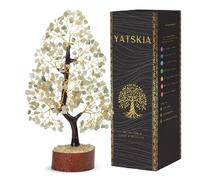 Yatskia Green Jade Crystal Tree, Gem Stones And Crystals, Thank You Gifts For Women, Ornaments For The Home, Office Decor, Birthday Gift For Women, Good Luck Housewarming Gifts