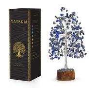 YATSKIA Lapis Lazuli Crystal Tree - Chakra Tree of Life - Spiritual Gifts - Gemstone Tree - Feng Shui Decor - Crystal Gifts for Women (10 Inch Approx.)