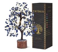 Yatskia Lapis Lazuli Crystal Tree of Life, Feng Shui Crystal Decor, Gemstone Tree Gifts For Women, Home Decor Gifts, Birthday Gifts For Mum, Shelf Ornaments