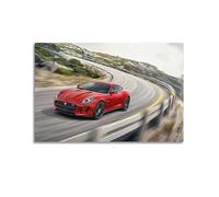 YATU Super Car Poster for Jaguar F-TYPE Sport Car Racing Car Poster Decorative Painting Canvas Wall Posters And Art Picture Print Modern Family Bedroom Decor Posters 12x18inch(30x45cm)