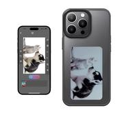 YATUO DIY E-Ink Phone Case for iPhone15 PRO Operation Smart Photo Rear Projection Customiza Phone Case Instantly Display Photos On The Ink Screen Back Cover Personalize Your Phone case