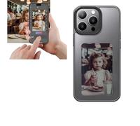 YATUO DIY E-Ink Phone Case for iphone15 Smart Photo Rear Projection Customiza Phone Case Instantly Display Photos On The Ink Screen Back Cover Personalize Your Phone case