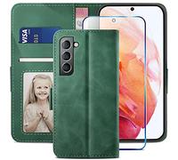 YATWIN Case Compatible for Samsung Galaxy S22 Pine Green