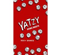 Yatzy Score Sheets for Scorekeeping, 5x8 Scandinavian Yahtzee Score Pad (120+ pages)