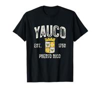 Yauco City in Puerto Rico Est 1756, Yauco Armorial T-Shirt