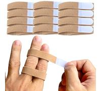 Yaufebe Buddy Tape Finger Straps, Hook and Loop Splint for Finger, Index Finger Splint Washable and Reusable - 8 Pieces