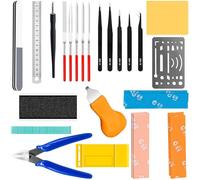 Yauhar 24Pcs Hobby Building Tools Kit, Modeler Basic Tools Craft Set for Gundam Model Building Assembling Repairing
