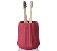 YAUKPH Red Striped Toothbrush Holder