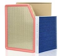 YAURENVA Engine & Cabin Air Filter Kit with Activated Carbon, Fit for 2019-2026 Silverado 1500 Sierra 1500, 2021-2026 Tahoe Suburban Yukon Escalade, Replace 13508023 CF11966 A3244C 84121219