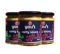 Yau's Hot Chinese Curry Sauce (300g x 3jars) Marinate Stir-Fry Dip