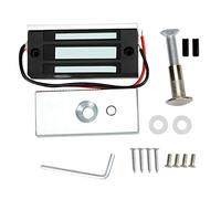 YAVIS Single Door Electric Magnetic Lock 60kg 132LBs, YAVIS Holding Force Fail-Safe Electromagnetic Lock DC 12V NC for Door Access Control System kit Outdoor and Indoor