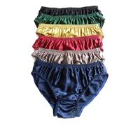 Yavorrs Men's Silk Briefs, 100% Silk Underwear, 6-Pack, M-2XL, Classic Style (UK, Alpha, M, Regular, Regular, A)