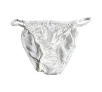 Yavorrs Women's 100% Mulberry Silk String Bikini Panties S M L XL XXL(W26-41) Solid