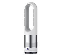 YAVTNUIO Bladeless Heater and Fan Combo, Tower Fans with Air Purifier, with Remote Control, 8 Speeds, 80° Oscillating, 2-8H Timer, Super Quiet, Easy to Clean, Portable Quiet Cooling