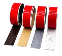 YAVYAV Self Adhesive-PVC Transition Strip, Threshold Seam Cover Strip, 4cm/5cm/7.6cm Wide, For Joining Flooring Gaps Of Laminate Planks Tile And Door Threshold(E,W7.6cm)