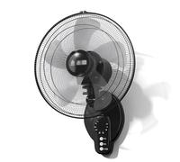 YAVYAV Wall Mounted Fan With Remote Control, 20 Inch High Velocity Metal Oscillating Fan, 3 Speeds, 7.5H Timer, For Home Office Gym Garage Industrial