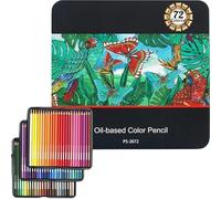 YAWAHOME 72 Colouring Pencils, Quality Coloured Pencils for Adult Artists Professionals and Colorists, Soft Core, Sketching Drawing Pencil Set for Kid Beginners, Colour Pencils for Students
