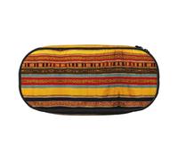 YaWea Native American Pattern print Large Capacity Pencil Case Organizer Storage Bag Big Pencil Pouch for College Home Office