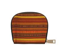 YaWea Native American Pattern print Leather Small Purse Credit Card Holder Wallet, Card Holder,Wallet Card Organizer Case, White, One Size