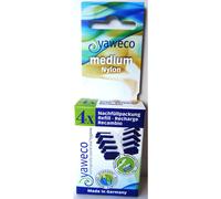 Yaweco Medium Nylon Toothbrush Heads - 4 Heads