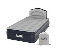 YAWN AIR Bed Deluxe - Self-Inflating Airbed with Custom Fitted Sheet Included -