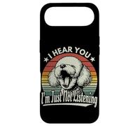 Yawn Bichon Frise I Hear You I'm Not Listening Sunset Retro Case for iPhone Air