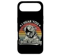 Yawn Bulldog I Hear You I'm Just Not Listening Sunset Retro Case for iPhone Air