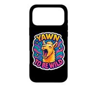 Yawn To Be Wild Funny Yawning Llama Lazy Sleepy Tired Alpaca Case for iPhone 17 Pro Max