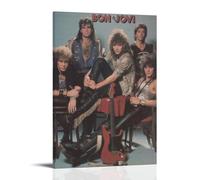 YAWRGJWRG Bon Jovi（7） Posters Decorative Aesthetic Canvas Poster Wall Art Decor Living Modern Family Bedroom Music Movie Poster 12x18inch(30x45cm) Frame-style