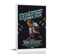 YAWRGJWRG Bruce Springsteen E Street Band(1) Posters Decorative Aesthetic Canvas Poster Wall Art Decor Living Modern Family Bedroom Music Movie Poster 16x24inch(40x60cm) Frame-style
