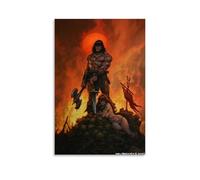 YAWRGJWRG Conan The Barbarian Posters Decorative Aesthetic Canvas Poster Wall Art Decor Living Modern Family Bedroom Music Movie Poster 12x18inch(30x45cm) Unframe-style