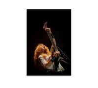 YAWRGJWRG Dave Mustaine Megadeth（1） Posters Decorative Aesthetic Canvas Poster Wall Art Decor Living Modern Family Bedroom Music Movie Poster 08x12inch(20x30cm) Unframe-style