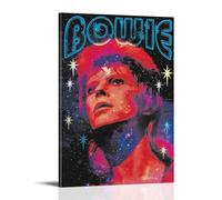 YAWRGJWRG David Bowie(1) Posters Decorative Aesthetic Canvas Poster Wall Art Decor Living Modern Family Bedroom Music Movie Poster 08x12inch(20x30cm) Frame-style