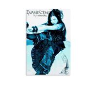 YAWRGJWRG Evanescence My Immortal Posters Decorative Aesthetic Canvas Poster Wall Art Decor Living Modern Family Bedroom Music Movie Poster 08x12inch(20x30cm) Unframe-style