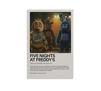 YAWRGJWRG Five Nights at Freddy's Movie（3） Posters Decorative Aesthetic Canvas Poster Wall Art Decor Living Modern Family Bedroom Music Movie Poster 12x18inch(30x45cm) Unframe-style