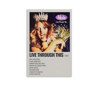 YAWRGJWRG Hole Band Live Through This Posters Decorative Aesthetic Canvas Poster Wall Art Decor Living Modern Family Bedroom Music Movie Poster 12x18inch(30x45cm) Unframe-style