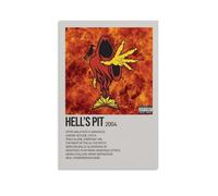 YAWRGJWRG Insane Clown Posse Hell's Pit 2004 Posters Decorative Aesthetic Canvas Poster Wall Art Decor Living Modern Family Bedroom Music Movie Poster 12x18inch(30x45cm) Unframe-style