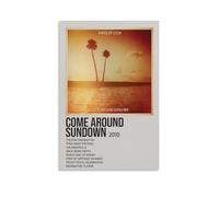 YAWRGJWRG Kings of Leon Come Around Sundown Posters Decorative Aesthetic Canvas Poster Wall Art Decor Living Modern Family Bedroom Music Movie Poster 12x18inch(30x45cm) Unframe-style