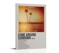 YAWRGJWRG Kings of Leon Come Around Sundown Posters Decorative Aesthetic Canvas Poster Wall Art Decor Living Modern Family Bedroom Music Movie Poster 08x12inch(20x30cm) Frame-style