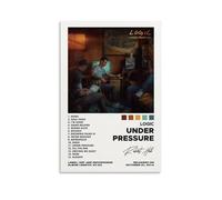 YAWRGJWRG Logic Under Pressure Posters Decorative Aesthetic Canvas Poster Wall Art Decor Living Modern Family Bedroom Music Movie Poster 16x24inch(40x60cm) Unframe-style