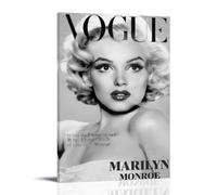 YAWRGJWRG Marilyn Monroe Posters Decorative Aesthetic Canvas Poster Wall Art Decor Living Modern Family Bedroom Music Movie Poster 12x18inch(30x45cm) Frame-style