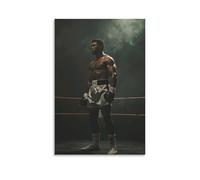 YAWRGJWRG Muhammad Ali(10) Posters Decorative Aesthetic Canvas Poster Wall Art Decor Living Modern Family Bedroom Music Movie Poster 16x24inch(40x60cm) Unframe-style