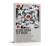YAWRGJWRG Red Hot Chili Peppers Blood Sugar Sex Magik 1991 Posters Decorative Aesthetic Canvas Poster Wall Art Decor Living Modern Family Bedroom Music Movie Poster 12x18inch(30x45cm) Frame-style