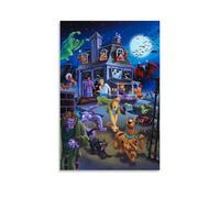 YAWRGJWRG Scooby-Doo Mystery Incorporated（6） Posters Decorative Aesthetic Canvas Poster Wall Art Decor Living Modern Family Bedroom Music Movie Poster 12x18inch(30x45cm) Unframe-style