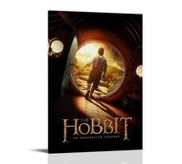 YAWRGJWRG The Hobbit An Unexpected Journey 2012 Posters Decorative Aesthetic Canvas Poster Wall Art Decor Living Modern Family Bedroom Music Movie Poster 16x24inch(40x60cm) Frame-style