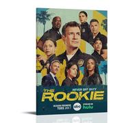 YAWRGJWRG The Rookie Season 7 Posters Decorative Aesthetic Canvas Poster Wall Art Decor Living Modern Family Bedroom Music Movie Poster 08x12inch(20x30cm) Frame-style