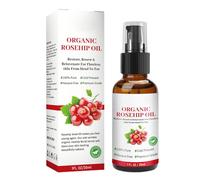 YAWSXUUK 2Pcs Organic Rosehips Seed Oil, 30ml Rose Hips, Pure Cold Pressed Certified Anti-Aging Organic Rose Hips Face Oils, Hydrating Nourishing Rosehips Seed Oils For Face Skin Hair Nails