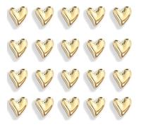 YAWYO 20 Pcs Gold Heart Fridge Magnets, Novelty Cute Mini Magnets for Whiteboard Fridge Blackboard, Colorful Decorative For Office Home Kitchen School